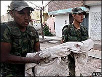 Search teams are finding more bodies than survivors in the rubble. Photo: AFP