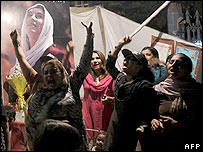 Ms Bhutto's party won the highest share of votes in Pakistan's election. Photo: AFP