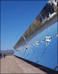 Energy from the Sahara plants is expected to supply Europe by 2015. Photo: BBC