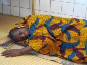 Balki Souley, 14, lost her baby during childbirth in a hospital in Maradi, Niger. Hospital officials said it was because of her age and the fact that she had eaten very little during her pregnancy. �When I return to my village, I will try to have another child,� said Balki, who was married at age 12. Photo: Sudarsan Raghayan/Washington Post